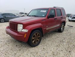 Salvage cars for sale from Copart New Braunfels, TX: 2012 Jeep Liberty Sport