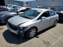 Salvage cars for sale from Copart Vallejo, CA: 2006 Honda Civic LX