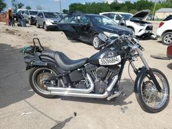 Salvage motorcycles for sale at Pekin, IL auction: 2007 Harley-Davidson Fxstb