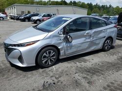 Salvage cars for sale at Exeter, RI auction: 2017 Toyota Prius Prime