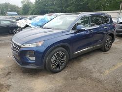 Carros salvage para piezas a la venta en subasta: 2020 Hyundai Santa FE Limited