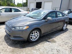 Salvage cars for sale at Savannah, GA auction: 2016 Ford Fusion SE