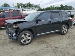 Salvage cars for sale at Spartanburg, SC auction: 2011 Toyota Highlander Limited