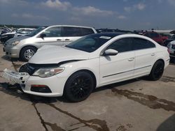 Salvage cars for sale at Grand Prairie, TX auction: 2011 Volkswagen CC Luxury