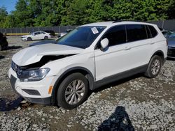 Salvage cars for sale at Waldorf, MD auction: 2018 Volkswagen Tiguan SE