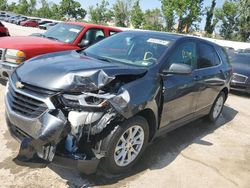 Salvage cars for sale at Bridgeton, MO auction: 2018 Chevrolet Equinox LT