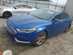 Salvage cars for sale at Spartanburg, SC auction: 2018 Ford Fusion SE