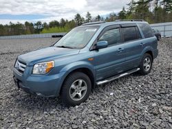 Salvage cars for sale at Windham, ME auction: 2007 Honda Pilot EXL