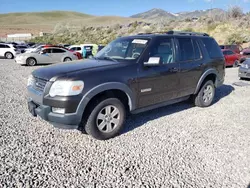 Salvage cars for sale from Copart Reno, NV: 2007 Ford Explorer XLT