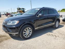 Salvage cars for sale from Copart Miami, FL: 2017 Volkswagen Touareg Sport