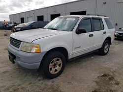 Salvage cars for sale at Jacksonville, FL auction: 2002 Ford Explorer XLS