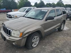 Salvage cars for sale at Madisonville, TN auction: 2005 Jeep Grand Cherokee Limited