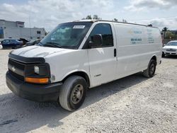 Salvage trucks for sale at Opa Locka, FL auction: 2005 Chevrolet Express G3500