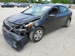 Salvage cars for sale at Hampton, VA auction: 2017 KIA Forte LX