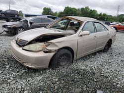 Salvage cars for sale from Copart Mebane, NC: 2003 Toyota Camry LE