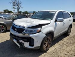 Salvage cars for sale at San Martin, CA auction: 2014 KIA Sorento LX
