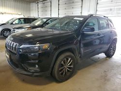 Salvage cars for sale at Franklin, WI auction: 2019 Jeep Cherokee Latitude Plus