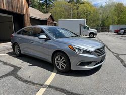Salvage cars for sale at North Billerica, MA auction: 2017 Hyundai Sonata SE