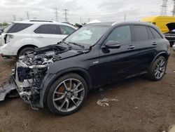 Salvage cars for sale at Elgin, IL auction: 2018 Mercedes-Benz GLC 43 4matic AMG