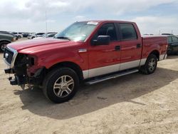 Salvage cars for sale at Amarillo, TX auction: 2007 Ford F150 Supercrew
