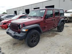 Salvage cars for sale at Jacksonville, FL auction: 2021 Jeep Wrangler Unlimited Sport