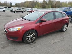 Salvage cars for sale from Copart Assonet, MA: 2016 Ford Focus SE