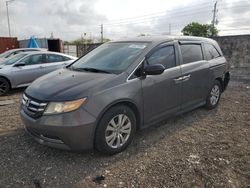 Vehiculos salvage en venta de Copart Homestead, FL: 2015 Honda Odyssey EX