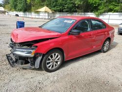 Salvage cars for sale at Knightdale, NC auction: 2015 Volkswagen Jetta SE