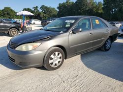 Salvage cars for sale at Ocala, FL auction: 2003 Toyota Camry LE
