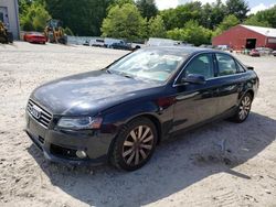 Salvage cars for sale at Mendon, MA auction: 2011 Audi A4 Premium Plus