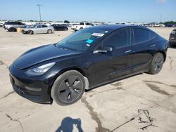 Salvage cars for sale from Copart Wilmer, TX: 2018 Tesla Model 3