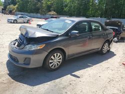 Salvage cars for sale from Copart Knightdale, NC: 2013 Toyota Corolla Base