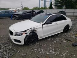 Salvage Cars with No Bids Yet For Sale at auction: 2017 Mercedes-Benz C 300 4matic