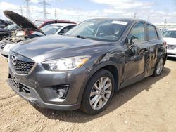 Salvage cars for sale from Copart Elgin, IL: 2015 Mazda CX-5 GT