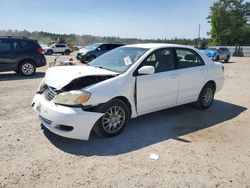 Salvage cars for sale at Harleyville, SC auction: 2007 Toyota Corolla CE