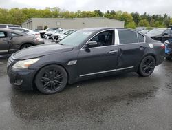 Salvage cars for sale at Exeter, RI auction: 2009 Hyundai Genesis 4.6L