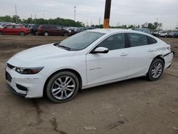 Salvage cars for sale at Woodhaven, MI auction: 2018 Chevrolet Malibu LT