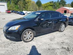 Salvage cars for sale from Copart Mendon, MA: 2014 Nissan Sentra S