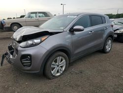 Salvage cars for sale at East Granby, CT auction: 2019 KIA Sportage LX