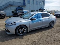 Salvage cars for sale from Copart Montreal Est, QC: 2017 Acura TLX