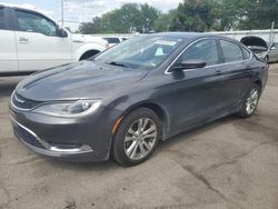 Salvage cars for sale at Moraine, OH auction: 2016 Chrysler 200 Limited