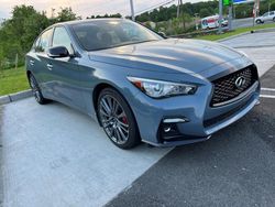 Salvage cars for sale at Marlboro, NY auction: 2021 Infiniti Q50 RED Sport 400