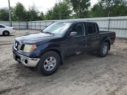 Salvage trucks for sale at Midway, FL auction: 2005 Nissan Frontier Crew Cab LE