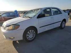Salvage cars for sale at Grand Prairie, TX auction: 2004 Toyota Corolla CE