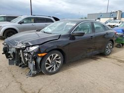 Salvage cars for sale from Copart Woodhaven, MI: 2016 Honda Civic EX