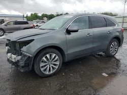 Salvage cars for sale at Pennsburg, PA auction: 2016 Acura MDX Technology