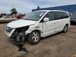 Salvage cars for sale at Woodhaven, MI auction: 2009 Volkswagen Routan SEL