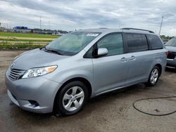 Toyota Sienna le salvage cars for sale: 2015 Toyota Sienna LE