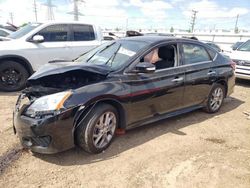 Salvage cars for sale at Elgin, IL auction: 2015 Nissan Sentra S