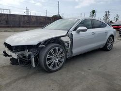 Salvage cars for sale at Wilmington, CA auction: 2015 Audi A7 Prestige